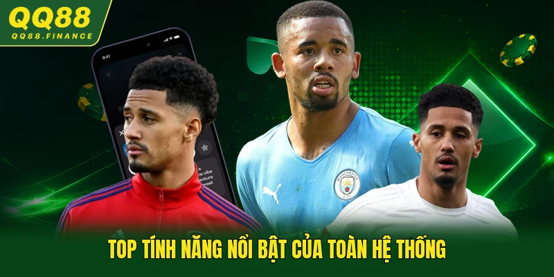 Top tính năng nổi bật của toàn hệ thống